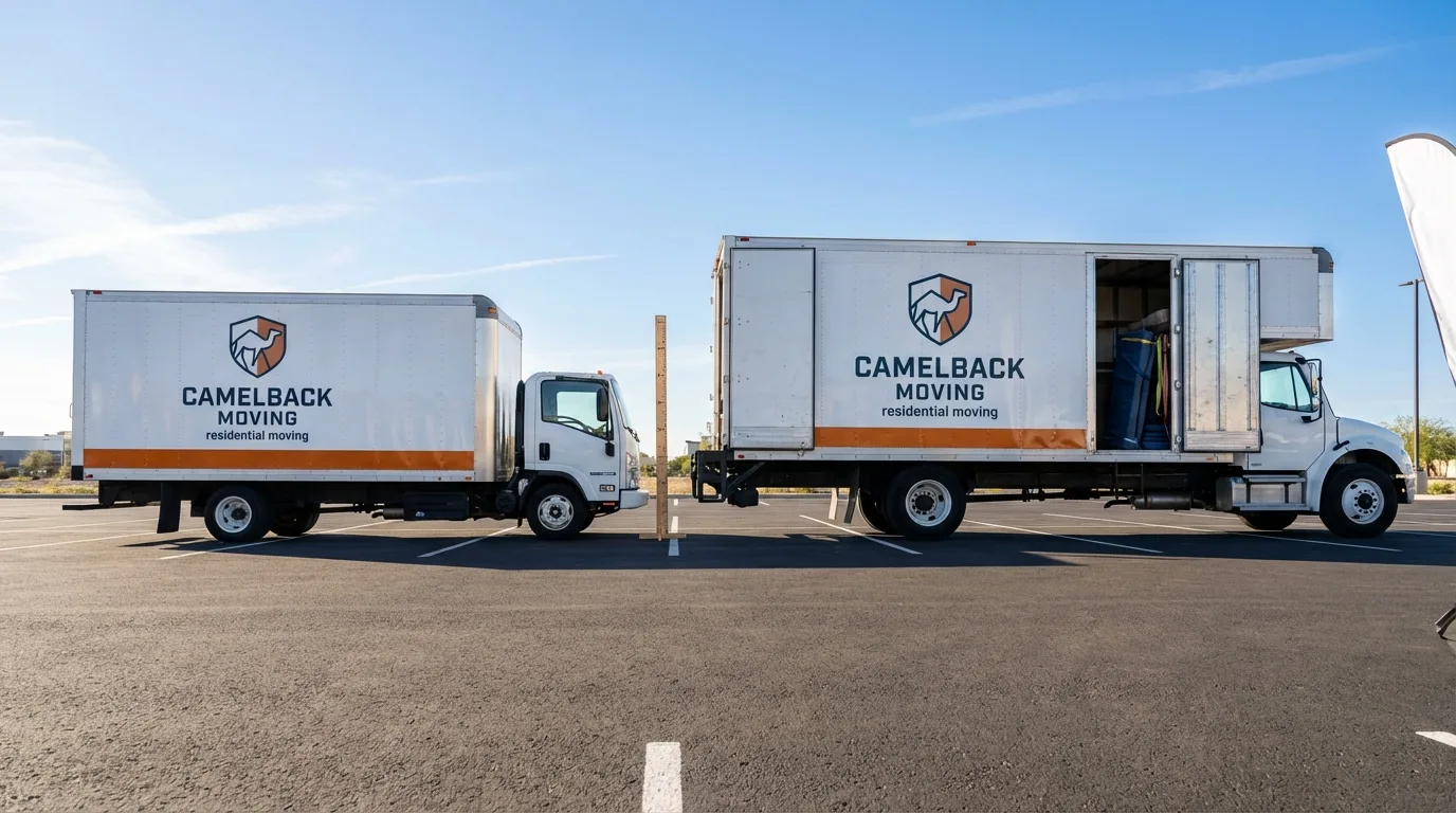 Moving truck size capacity guide in Merrimack